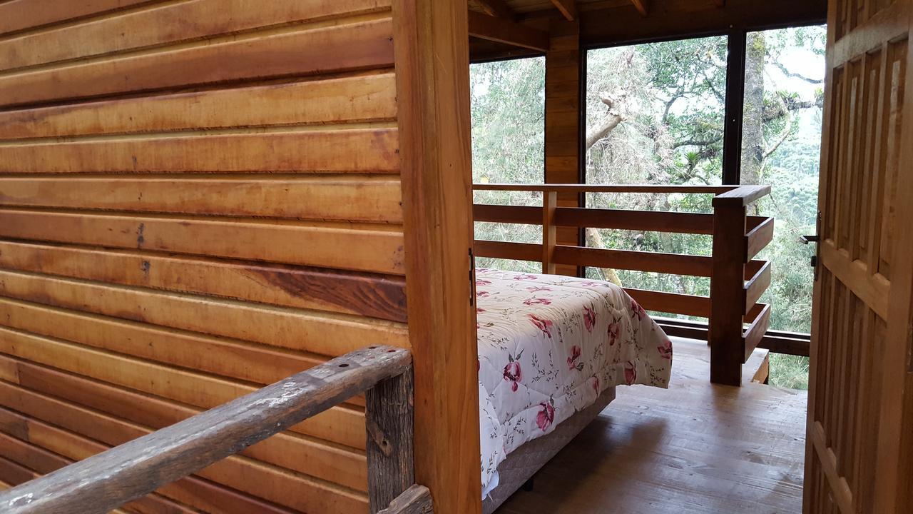 Chale Dos Tucanos- Parede De Vidro Com Linda Vista Campos do Jordão エクステリア 写真